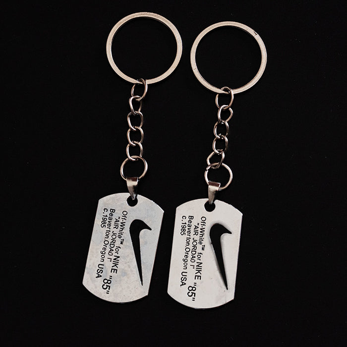 Wholesale ingenuity good things personality three-dimensional lettering tag keychain JDC-KC-HTU049