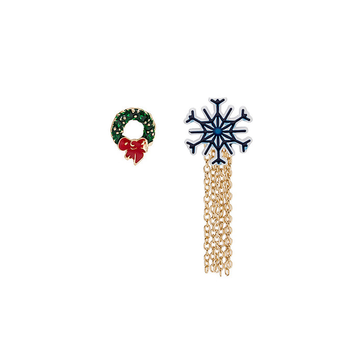Broche al por mayor Aleación Árbol de Navidad Bells Snowflake Tassel JDC-BC-MDD012