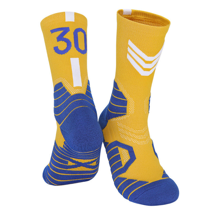 Wholesale Sock Nylon Cotton Basketball Combat Training Elite Socks Middle Tube Towel Bottom Sweat JDC-SK-MaiS007