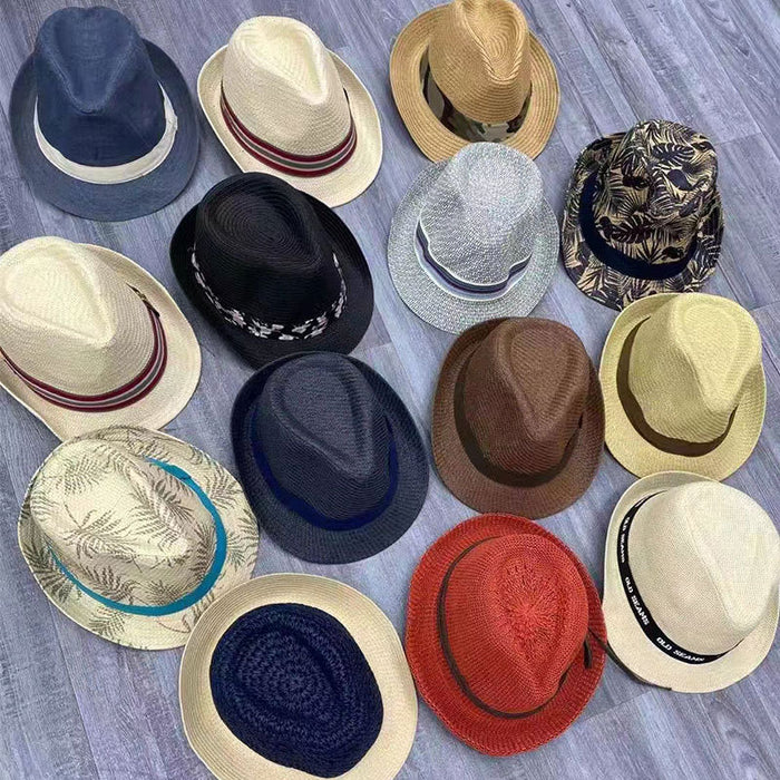 Wholesale random 100pcs cotton fisherman hat letter embroidered sunscreen sunshade hat JDC-FH-CCan002