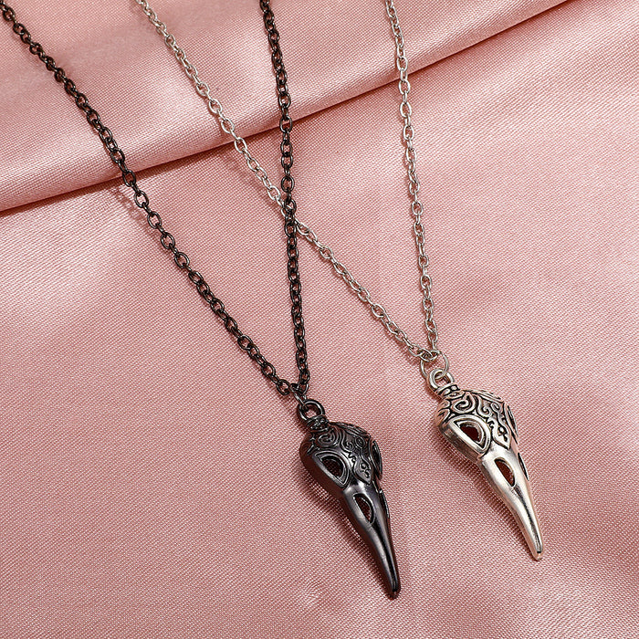 Wholesale Necklaces Alloy Demon Bat Wings Splicing Heart Gothic JDC-NE-KAN014
