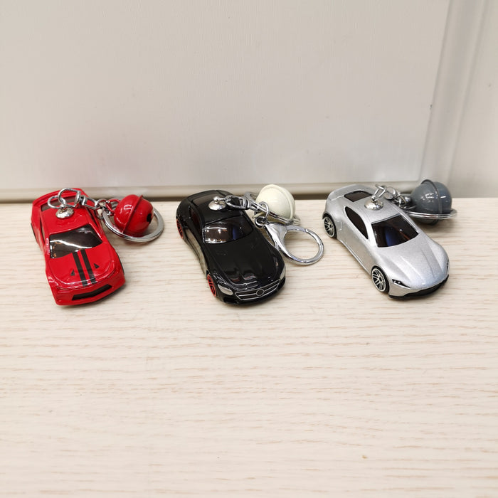 Wholesale Keychains Plastic Alloy Toy Car Sports Car MOQ≥2 JDC-KC-LYD001