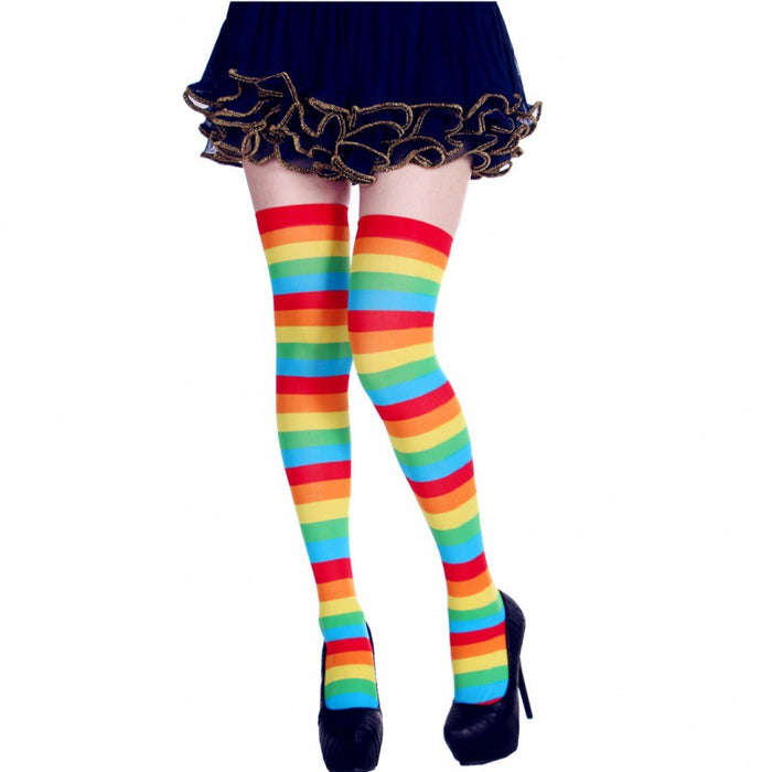 Calcetines al por mayor Cosplay de Halloween sobre calcetines rayados MOQ≥2 JDC-SK-SHUANGNIU002