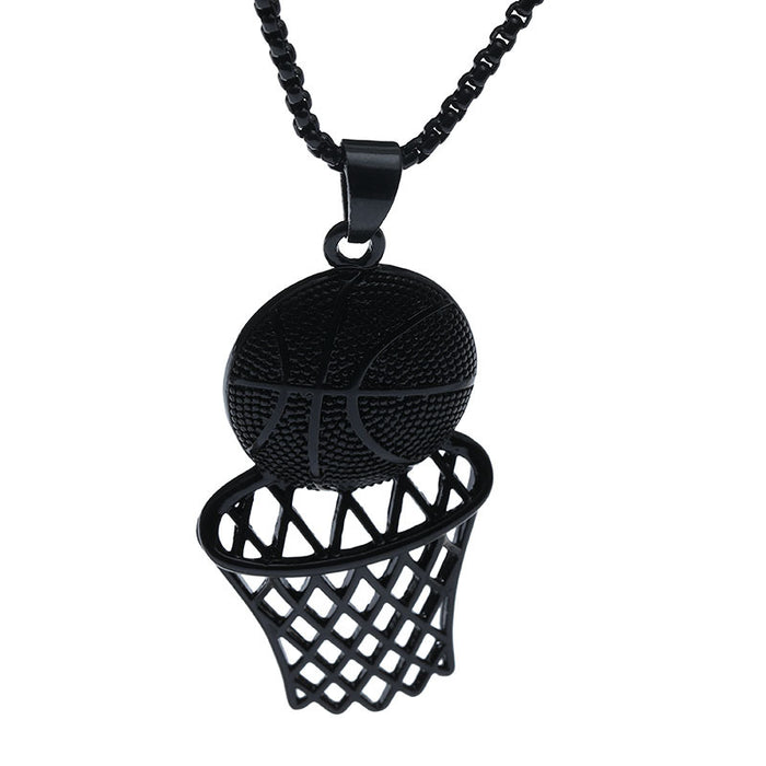 Wholesale Basketball Hoop Pendant Necklace JDC-NE-Chenhan002