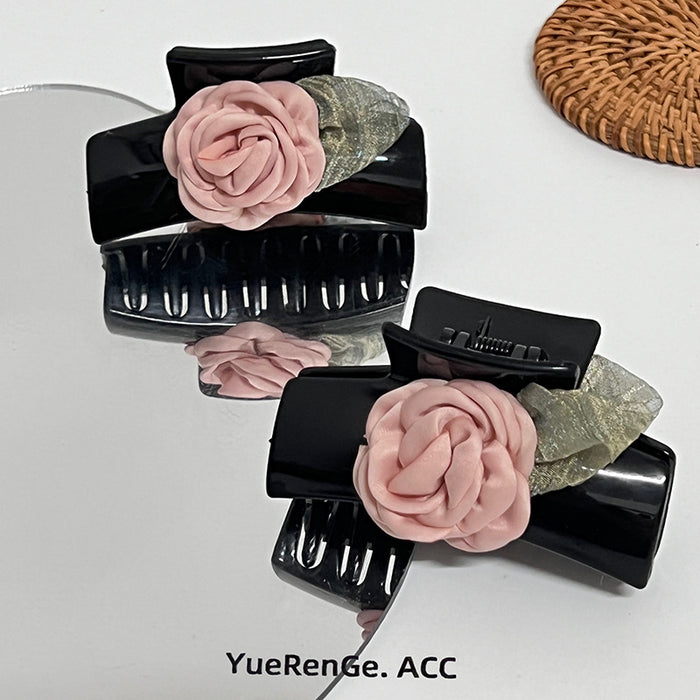Wholesale hair band plastic flowers elegant retro MOQ≥2 JDC-HC-YueRG003