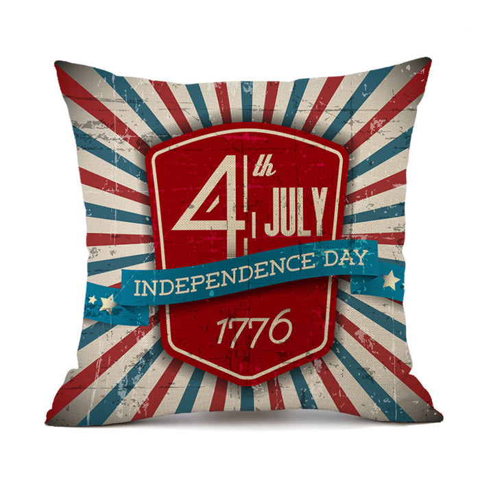 En gros 4 juillet Jour de l'indépendance Linette d'oreiller MOQ ≥2 JDC-PW-UH003