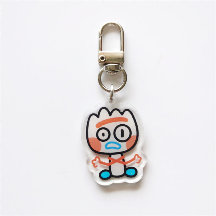 Wholesale Cartoon Acrylic Cute Keychain (M) MOQ≥2 JDC-KC-FPai002