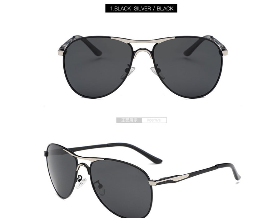 Wholesale Men's Polarized Sunglasses Spring Leg Cycling Aviator Glasses JDC-SG-OuSK003