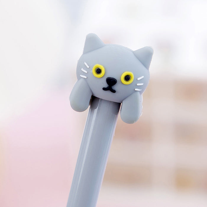 Wholesale Ballpoint Pen Plastic Kitten Cartoon JDC-BP-XuF012