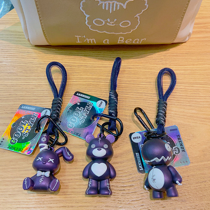 Wholesale keychain doll cartoon pendant accessories schoolbag pendant MOQ≥2 JDC-KC-YDao034