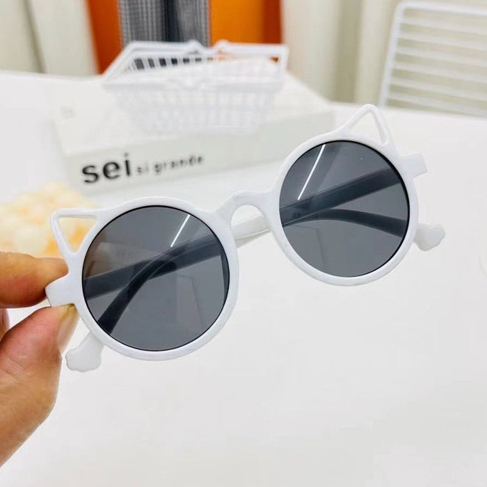 Wholesale Round Frame UV Protection Colorful Jelly Frame Sunshade Sunglasses MOQ≥2 JDC-SG-ShuaiR003