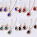 Jewelry WholesaleWholesale drip rhinestone necklace earring ring alloy set JDC-NE-RL012 Necklaces 瑞列 %variant_option1% %variant_option2% %variant_option3%  Factory Price JoyasDeChina Joyas De China