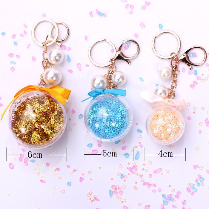 Keychain al por mayor Candy Color Star Crystal Ball Ball Ball JDC-KC-OTTANG017