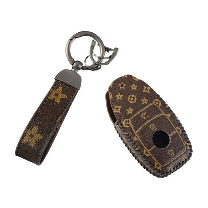 Wholesale leather car keychain bag pendant (F) JDC-KC-DAJ003