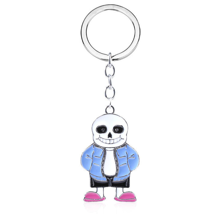 Wholesale Skull Cartoon Keychain Halloween Metal Pendant JDC-KC-YouM005