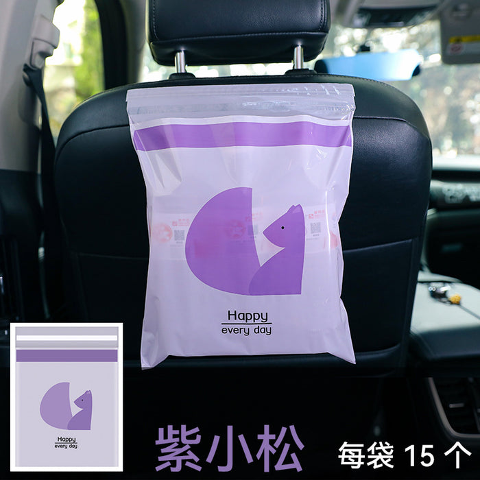 Wholesale Car Accessories PE Leakproof Vomiting Garbage Bag Paste Type JDC-CA-ShYu001