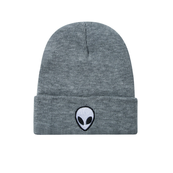 Wholesale knitted hat autumn winter embroidery hat fashion pullover cap MOQ≥2 JDC-FH-YuGe003