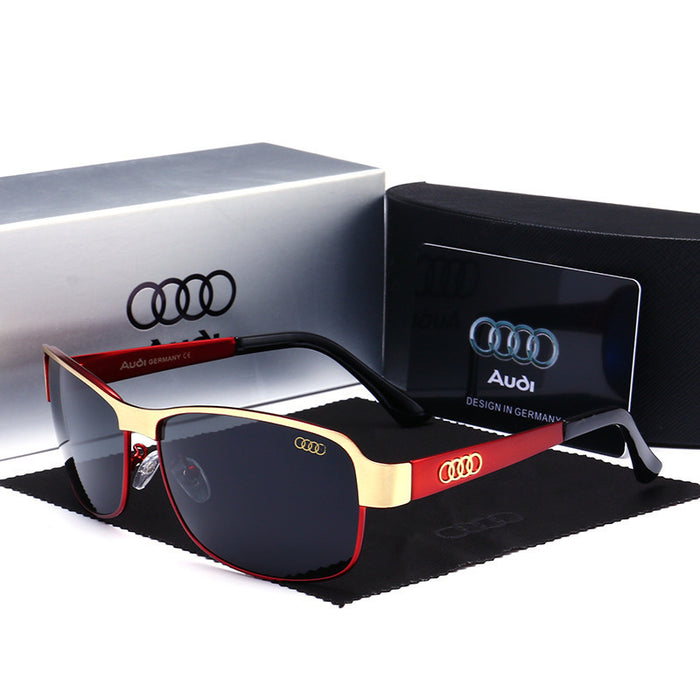 Wholesale sunglasses square frame driving mirror driver polarized glasses without box JDC-SG-MenF006