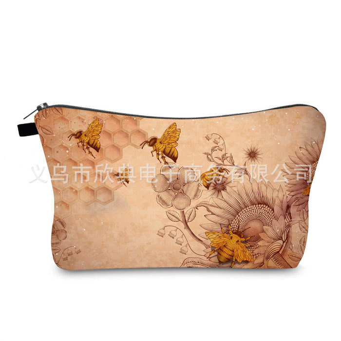 Wholesale printed pattern cosmetic bag waterproof JDC-CB-XinD007