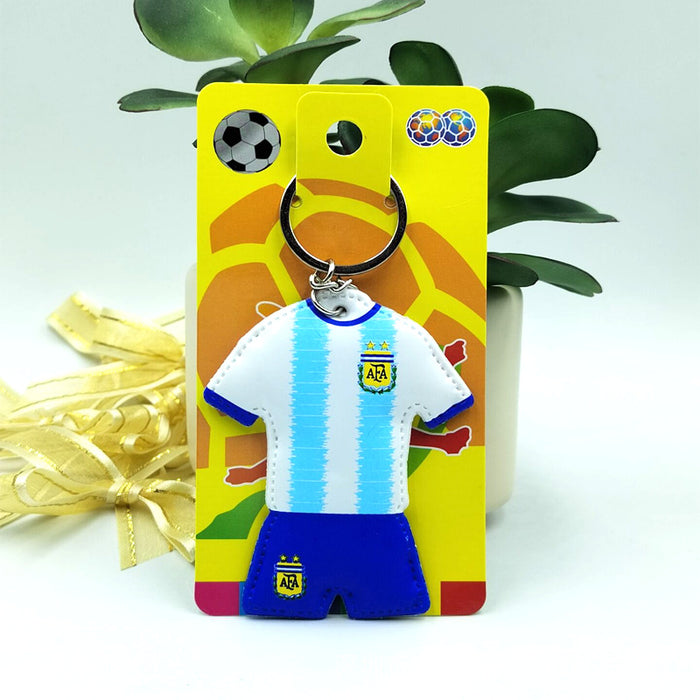 Wholesale Keychains Pressed Cotton 2022 World Cup Football MOQ≥2 JDC-KC-ZhiYu001