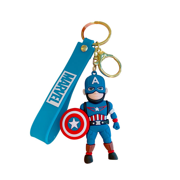 Wholesale Keychains For Backpacks Cartoon Key Chain U.S. Captain Doll Key Pendant Bag MOQ≥2 JDC-KC-YDao024