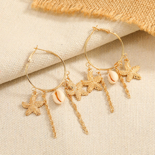 Jewelry WholesaleWholesale natural conch shell earrings JDC-ES-KaiQ033 Earrings 凯庆 %variant_option1% %variant_option2% %variant_option3%  Factory Price JoyasDeChina Joyas De China