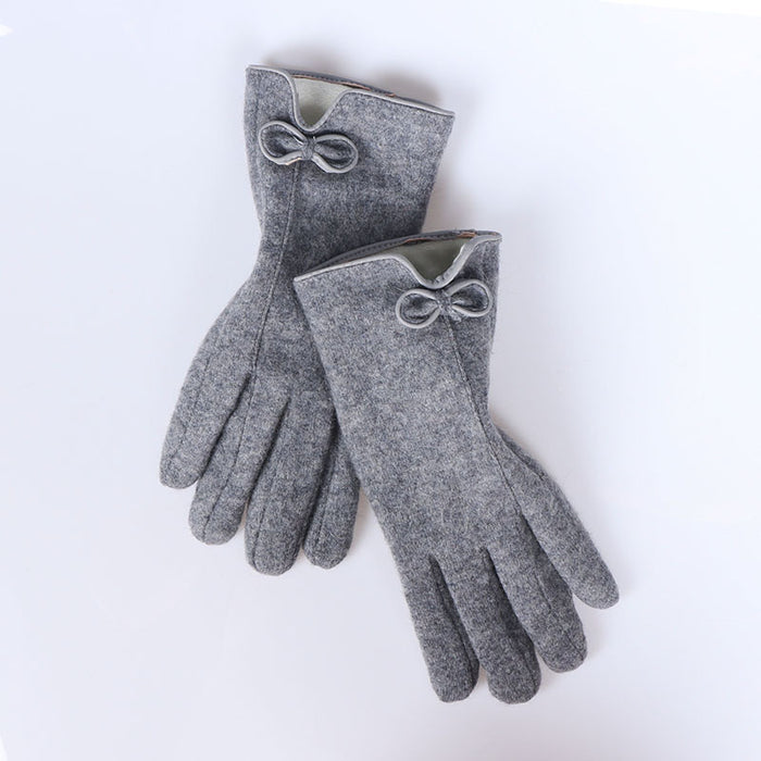 Wholesale Gloves Cashmere Warm Touch Screen Outdoor MOQ≥2 JDC-GS-QiF007