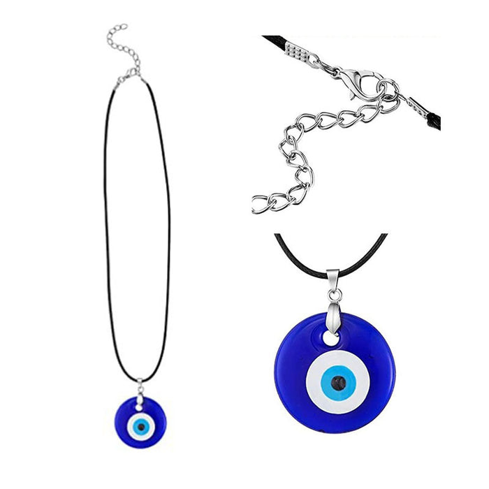 Jewelry WholesaleWholesale blue eye devil's eye glass bracelet necklace set JDC-NE-Yunhe004 Necklaces 芸禾 %variant_option1% %variant_option2% %variant_option3%  Factory Price JoyasDeChina Joyas De China