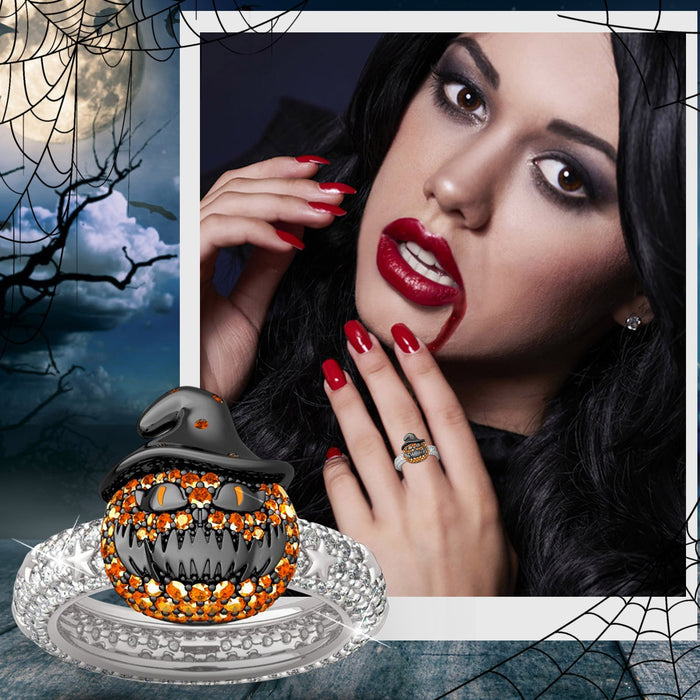 Wholesale Ring Alloy Halloween JDC-RS-ShuangY001