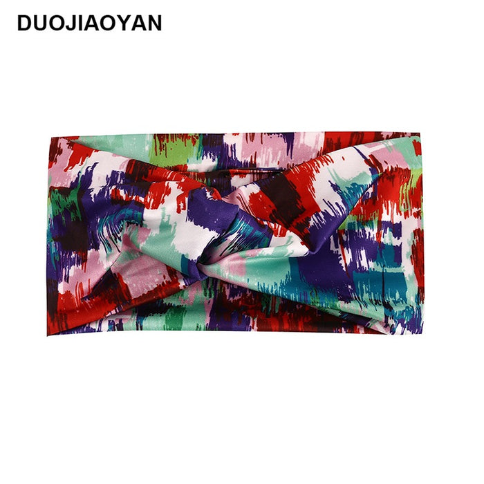 Color al por mayor estirado STRING Sports Tie Dye Dye Cross JDC-HD-JIAOY003