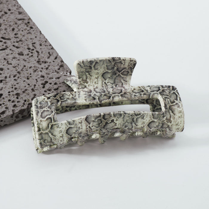 Wholesale Hair Clips Resin Square Hollow JDC-HC-YuL003