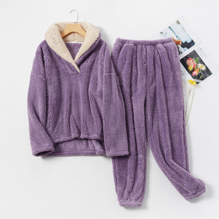 Wholesale Winter Pajamas Coral Fleece Set JDC-CTS-Kongl002
