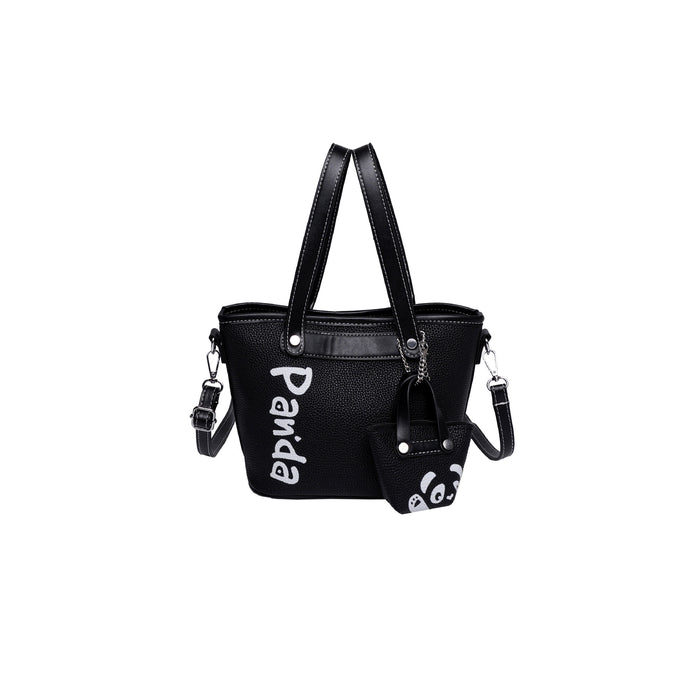 Wholesale Shoulder Bag PU Panda Child Mother Bucket Bag Oblique Cross Portable JDC-SD-Chiw004