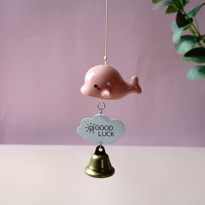Wholesale ceramic wind chimes cute cartoon pastoral JDC-WC-YXiang002