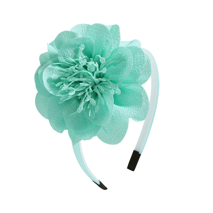 Jewelry WholesaleWholesale large handmade Chiffon Flower Headband JDC-HD-YL009 Headband 雅伦 %variant_option1% %variant_option2% %variant_option3%  Factory Price JoyasDeChina Joyas De China