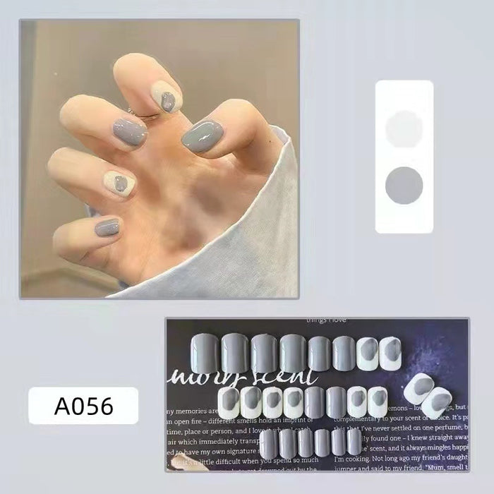 Pegatinas de uñas desmontables al por mayor 24 piezas/caja JDC-NS-HFAN001