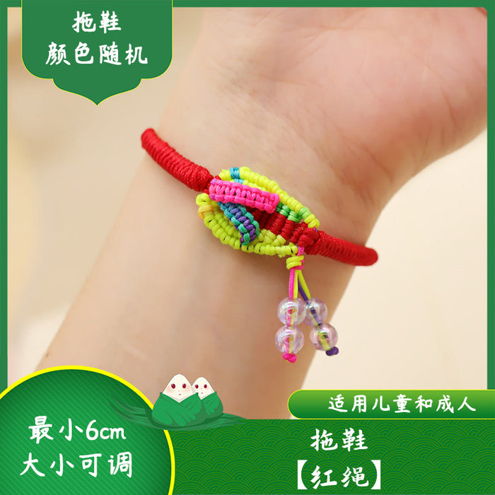 Wholesale Goldfish Butterfly Multicolored Rope Braided Kids Adult Adjustable Bracelet MOQ≥2 JDC-BT-GeEr001