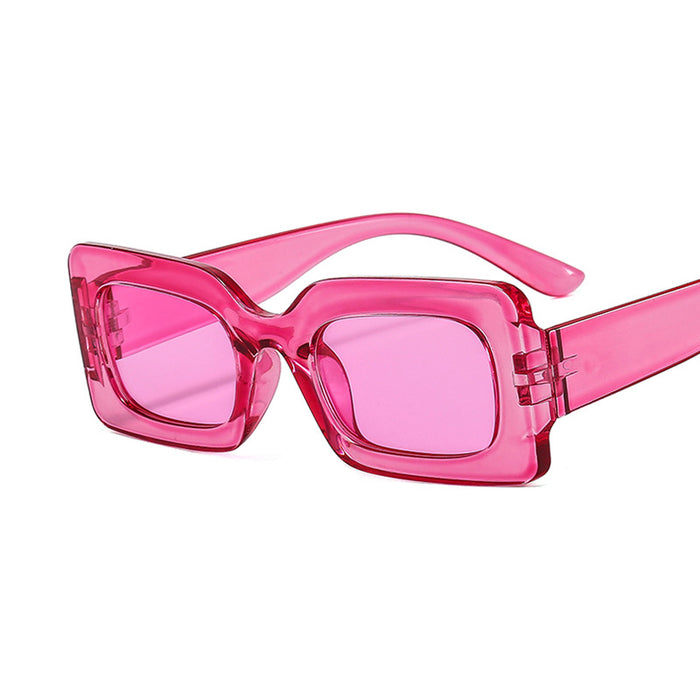 Wholesale Sunglasses AC Square Jelly Color MOQ≥2 JDC-SG-XiA031