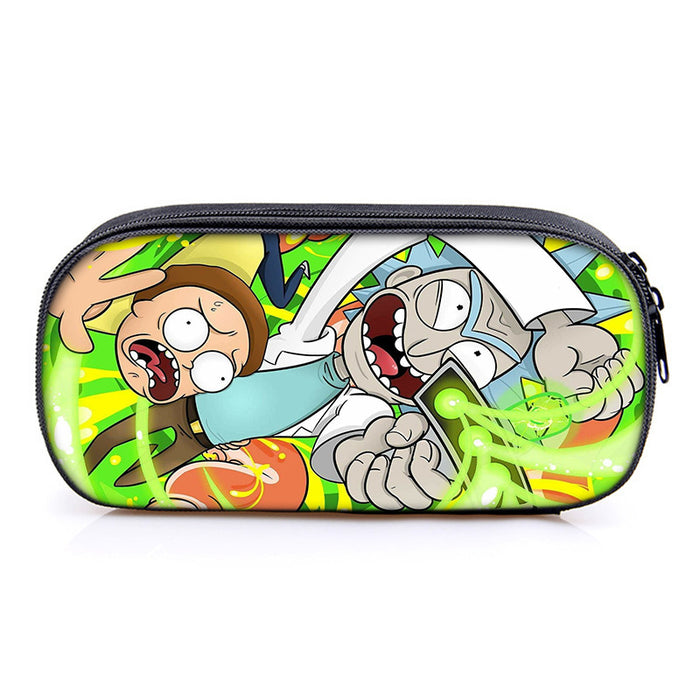 Wholesale Pen Bag Polyester Cartoon Printing Drawing Compartment Stationery Box (M) JDC-PC-HYLD002