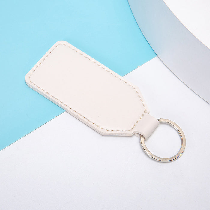 Wholesale Keychains PU Leather Car Simple Solid Color JDC-KC-XingR002
