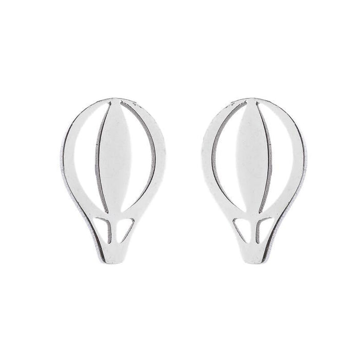 Wholesale Stainless Steel Hot Air Balloon Earrings JDC-ES-SS034