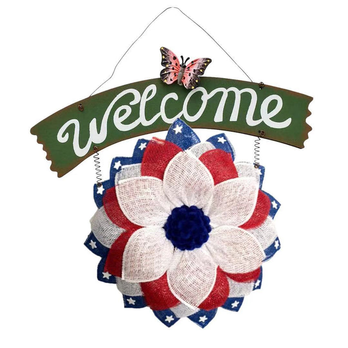 Wholesale 4th of July home door pendant handicraft decoration american day independence day MOQ≥2 JDC-DC-MinD003