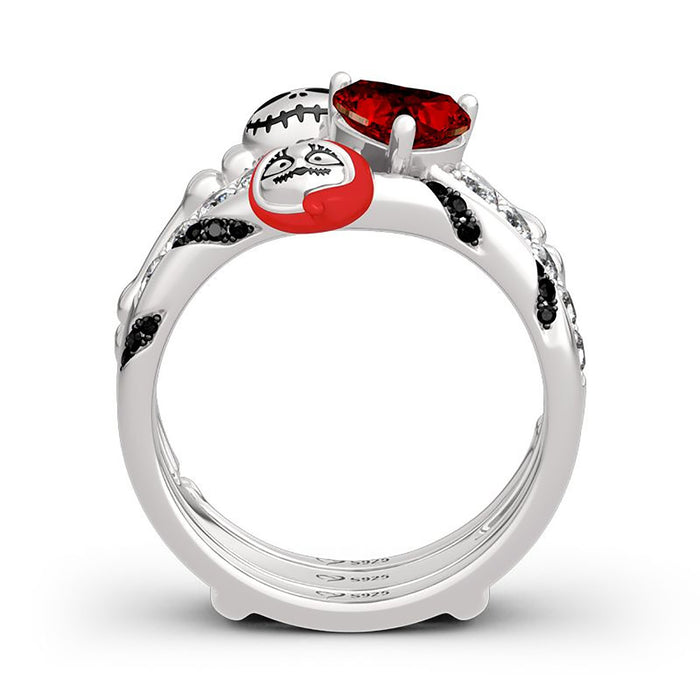Wholesale Ring Aluminum Alloy Halloween Ring Set MOQ≥2 JDC-RS-MHJ001