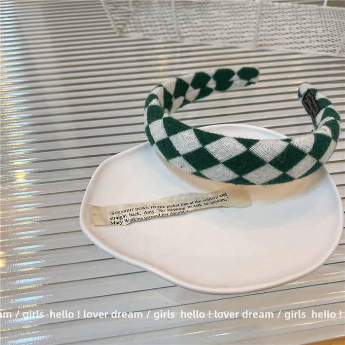 Wholesale green headband high-quality fabric all-match hair accessories  MOQ≥2 JDC-HD-Loufu001