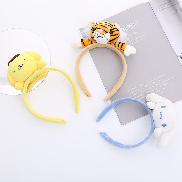 Wholesale headband cloth cartoon girl plush MOQ≥2 JDC-HD-MiaoKe002