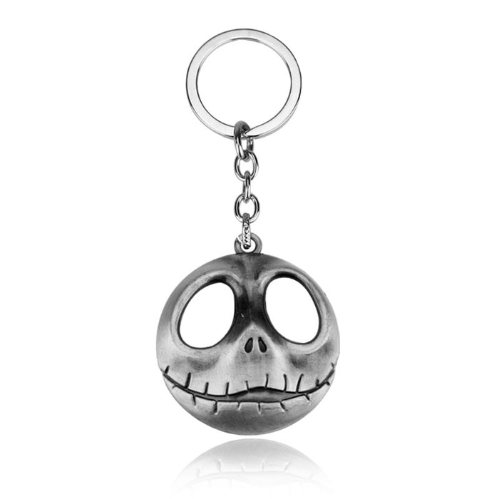 Wholesale fright keychain skull metal keychain MOQ≥2 （M) JDC-KC-ZhuoX003