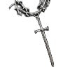 Collar de collar al por mayor Rama vintage Cross Link Cadena de clavícula JDC-Ne-Yid060