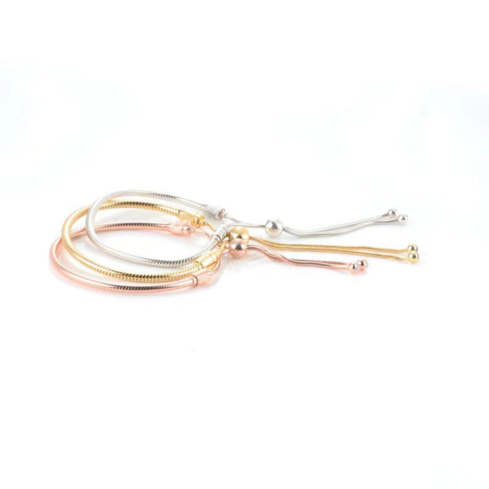 Wholesale Jewelry Thread Snake Bone Bracelet Adjustable MOQ≥5 JDC-BT-FanK001