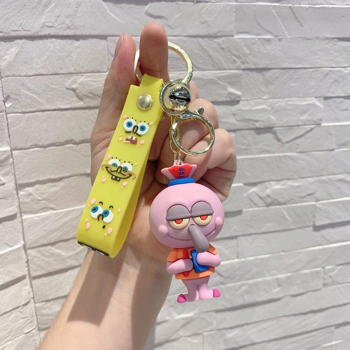 Wholesale Keychains For Backpacks cartoon doll pendant pvc soft rubber car cute pendant (M) MOQ≥2 JDC-KC-Aolong027