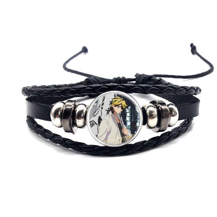 Wholesale cowhide cartoon adjustable bracelet bracelet MOQ≥2 (M) JDC-BT-YanY010